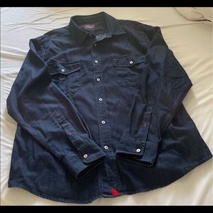 Men’s UNTUCKit Denim long sleeve button shirt